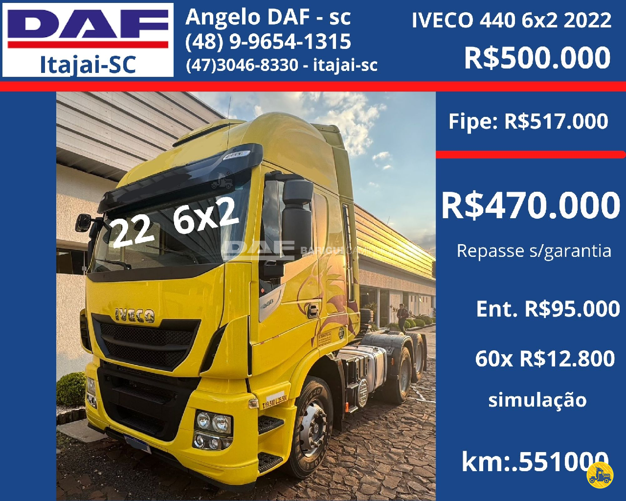 HI WAY 440 de DAF Barigui Tubarão